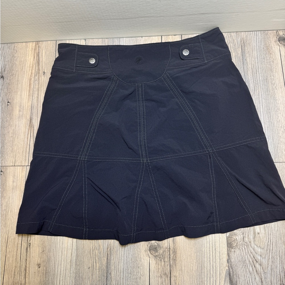 Athleta Hit The Trail Women’s Activewear Skort Shorts #405141 Black Size 4